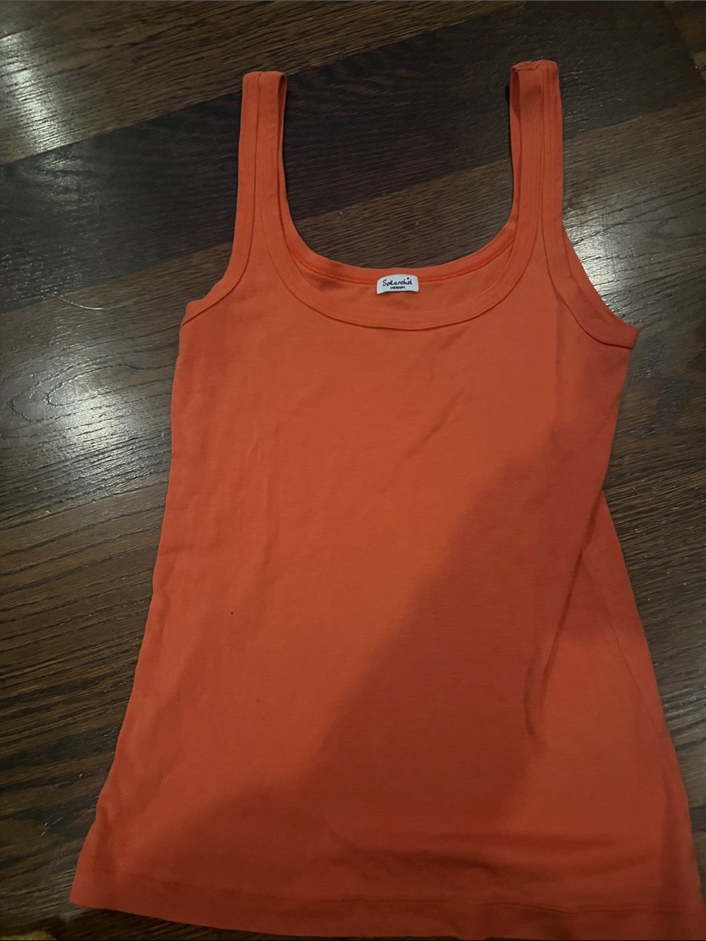 Splendid Orange Scoop Neck Tank